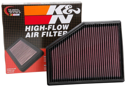 K&N 15-18 BMW 740I L4-3.0L F/I Replacement Drop In Air Filter K&N Engineering