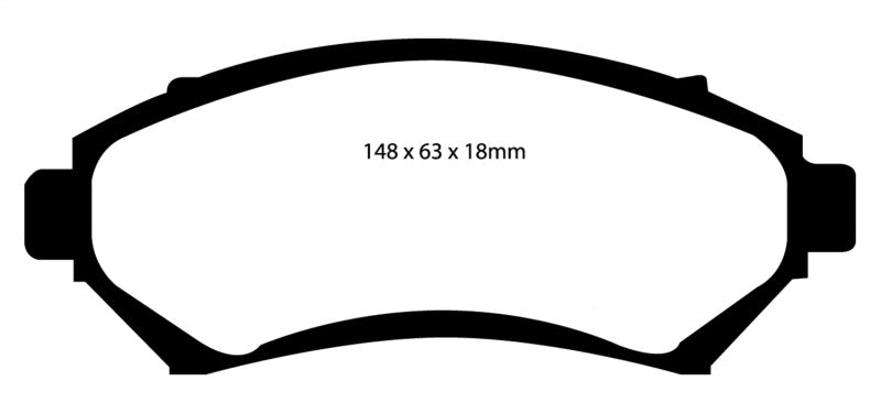 EBC RedStuff Front Brake Pads - DP31100C EBC