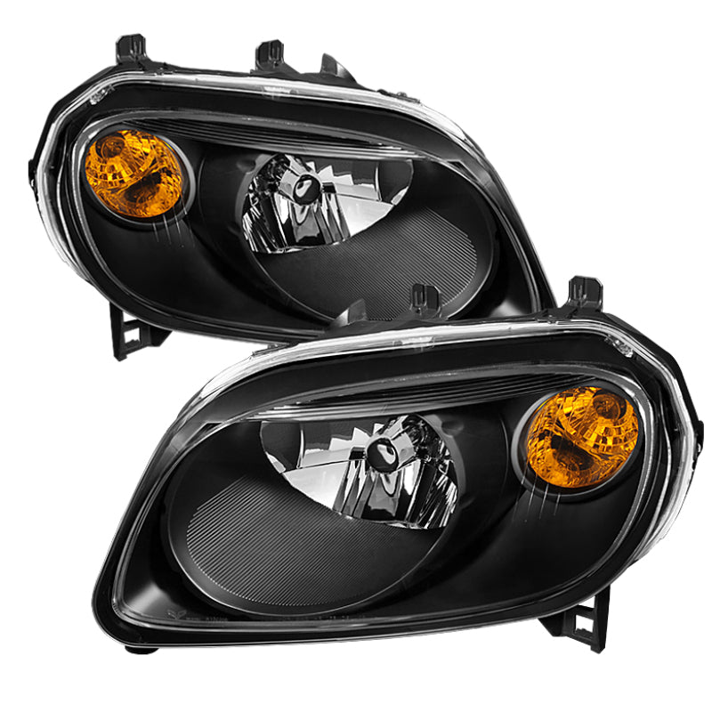 Xtune Chevy Hhr 2006-2011 Crystal Headlights Black HD-JH-CHHR06-BK SPYDER