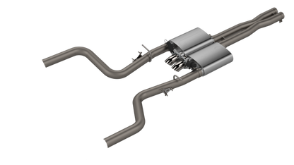 QTP 15-18 Dodge Challenger 5.7L 304SS Screamer Cat-Back Exhaust w/3in Tips QTP