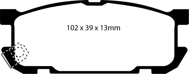 EBC RedStuff Rear Brake Pads - DP31453C EBC