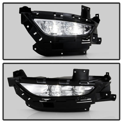 Spyder Chrysler 200 2015-2016 OEM Style Full LED Fog Lights W/Universal Switch- Clear SPYDER