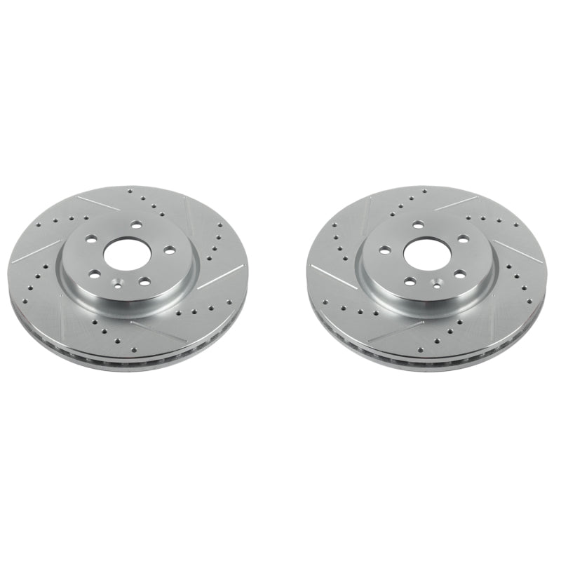 Power Stop 13-16 Chevrolet Trax Front Evolution Drilled & Slotted Rotors - Pair PowerStop