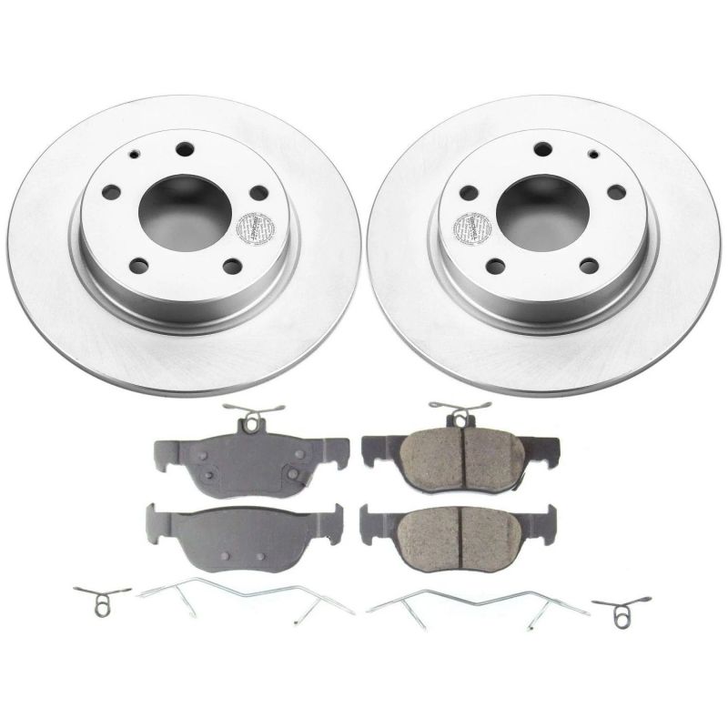 Power Stop 2019 Mazda 3 Rear Z17 Evolution Geomet Coated Brake Kit PowerStop