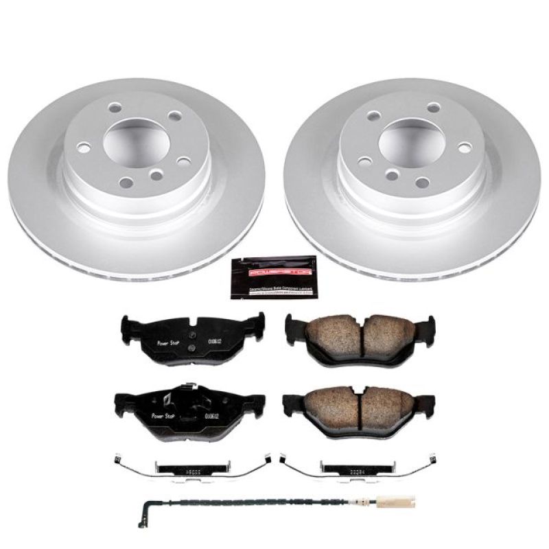 Power Stop 2006 BMW 325i Rear Z23 Evolution Sport Coated Brake Kit PowerStop