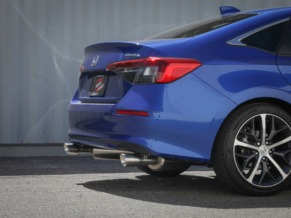 aFe POWER Takeda 2022 Honda Civic Stainless Steel Cat-Back Exhaust System w/ Polished Tip aFe