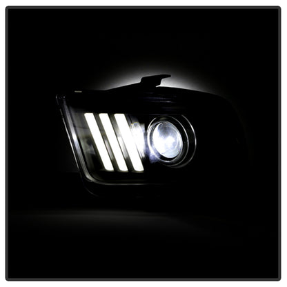 Spyder Ford Mustang 05-08 V2 High-Power LED Headlights - Black PRO-YD-FM05AP-BK SPYDER