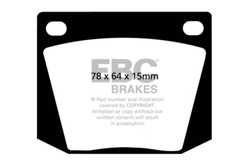 EBC YellowStuff Front Brake Pads - DP4169R