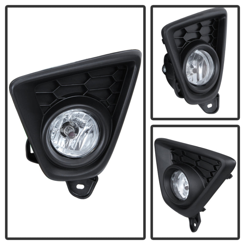 Spyder Mazda CX-5 2012-2015 OEM Fog Light W/Universal Switch- Clear FL-MCX52012-C SPYDER