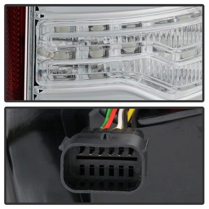 Spyder Dodge Ram 19-20 LED Tail Light Chrome ALT-YD-DR19HAL-SEQ-C SPYDER