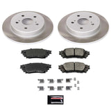 Power Stop 2018 Toyota C-HR Rear Semi-Coated Rotor Kit