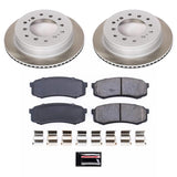 Power Stop 10-14 Toyota FJ Cruiser Rear Semi-Coated Rotor Kit