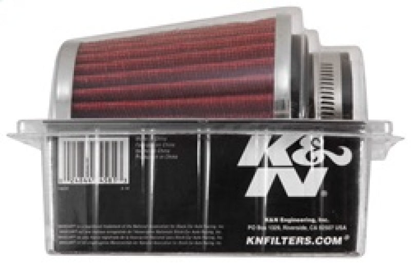 K&N Universal Chrome Filter 2 3/4in FLG / 4 1/2in Bottom / 4 1/2in Height K&N Engineering