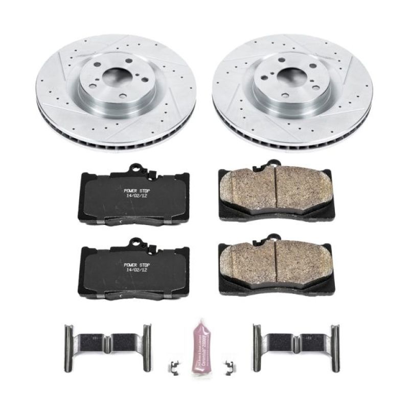 Power Stop 09-11 Lexus GS350 Front Z23 Evolution Sport Brake Kit PowerStop
