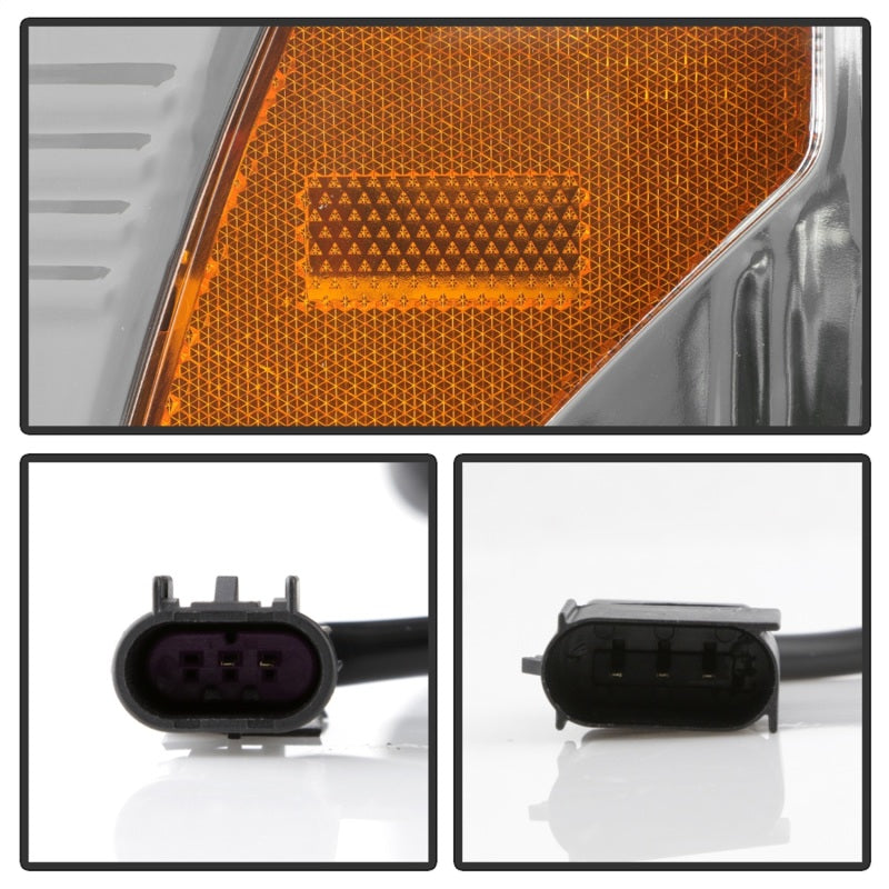 Spyder 17-18 Ford F250/F350/F450 Halogen Model Only -White Light Bar- Chrome- PRO-YD-FS17HALSI-C SPYDER