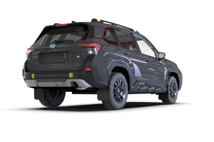 Rally Armor 2026 Subaru  Forester Wilderness Black UR Mud Flap w/Dark Grey Logo