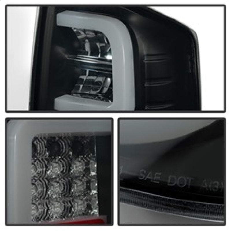 Spyder Toyota Tundra 2014-2016 Light Bar LED Tail Lights Black Smoke ALT-YD-TTU14-LED-BSM SPYDER