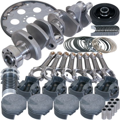 Eagle Chevy 454 1Pc 4.250in Crank 6.385in I-Beam Rod -3cc Flat Top 4.280in Pistons Balanced Assembly