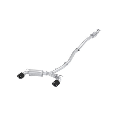 MBRP 3" Cat-Back, 2022-2023 Hyundai Kona N 2.0L Turbo, Dual Rear w/ Carbon Fiber Tips, T304 Stainless Steel MBRP