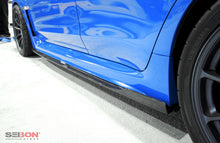 Load image into Gallery viewer, Seibon MB-style carbon fiber side skirts for 2015-2021 Subaru WRX/STi (Pair) - SS15SBIMP-MB