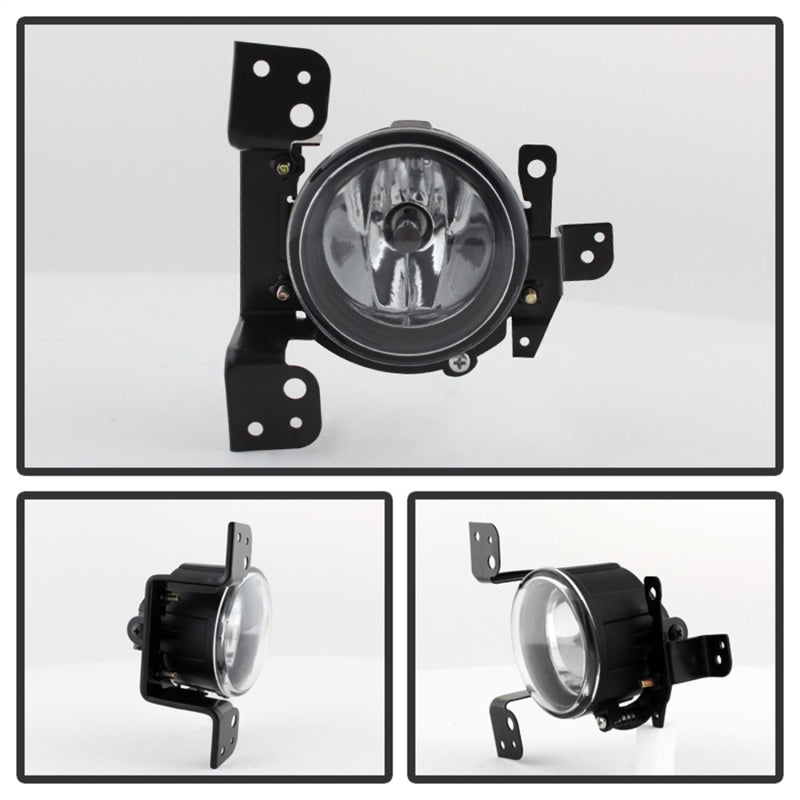 Spyder Mitsubishi Mirage 2014+ OEM Fog Lights w/Switch Clear FL-MM2014-C SPYDER