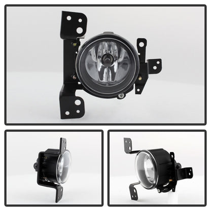 Spyder Mitsubishi Mirage 2014+ OEM Fog Lights w/Switch Clear FL-MM2014-C SPYDER