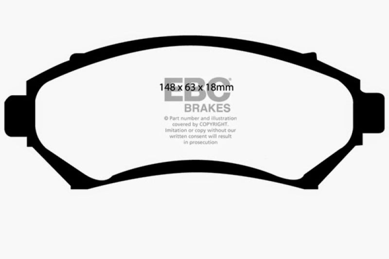 EBC GreenStuff Front Brake Pads - DP21100 EBC