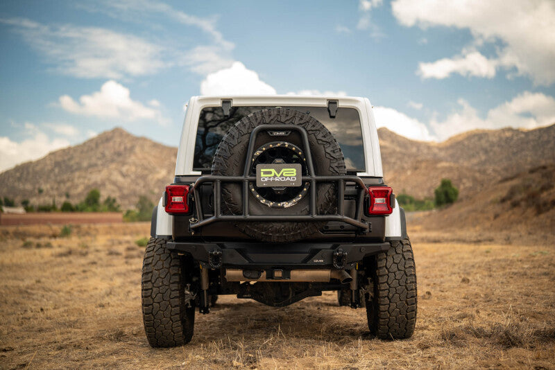 DV8 18-25 Jeep Wrangler JL Body Mounted Tire Carrier