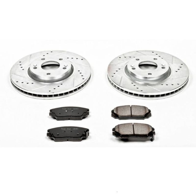 Power Stop 06-10 Hyundai Sonata Front Z23 Evolution Sport Brake Kit PowerStop