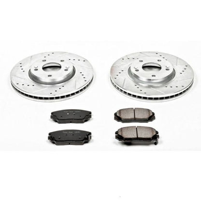 Power Stop 06-10 Hyundai Sonata Front Z23 Evolution Sport Brake Kit PowerStop