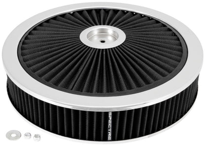 Spectre ExtraFlow HPR Air Cleaner Assembly 14in. x 3in. - Black