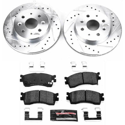 Power Stop 03-05 Kia Rio Front Z23 Evolution Sport Brake Kit PowerStop