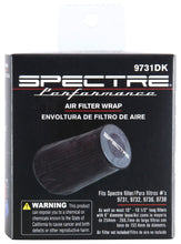 Load image into Gallery viewer, Spectre Universal Pre-Filter Wrap 6.125in. x 9.125in. - Black