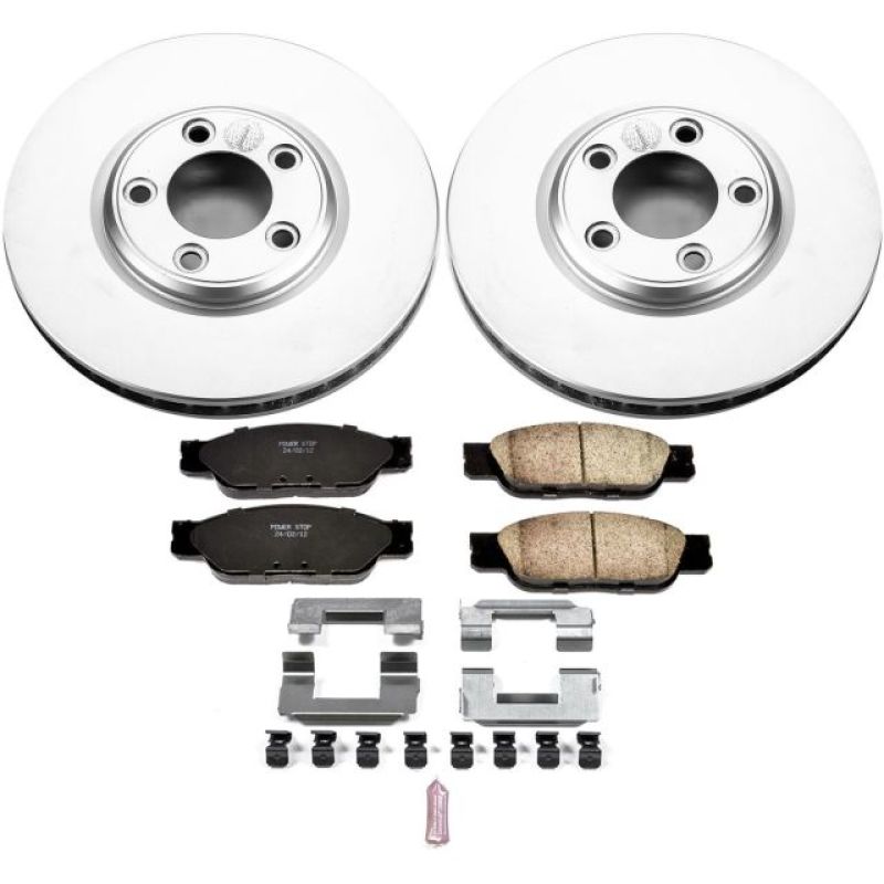Power Stop 02-05 Ford Thunderbird Front Z17 Evolution Geomet Coated Brake Kit PowerStop