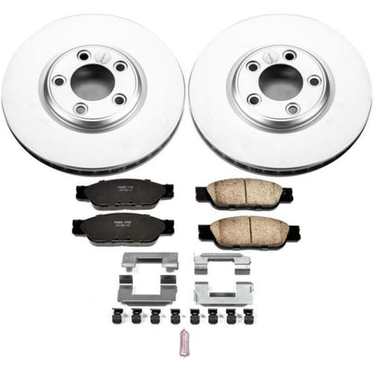 Power Stop 02-05 Ford Thunderbird Front Z17 Evolution Geomet Coated Brake Kit PowerStop