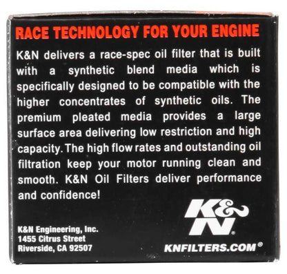 K&N Suzuki / Hyosung 1.75in OD x .5in ID x 1.563in H Oil Filter K&N Engineering