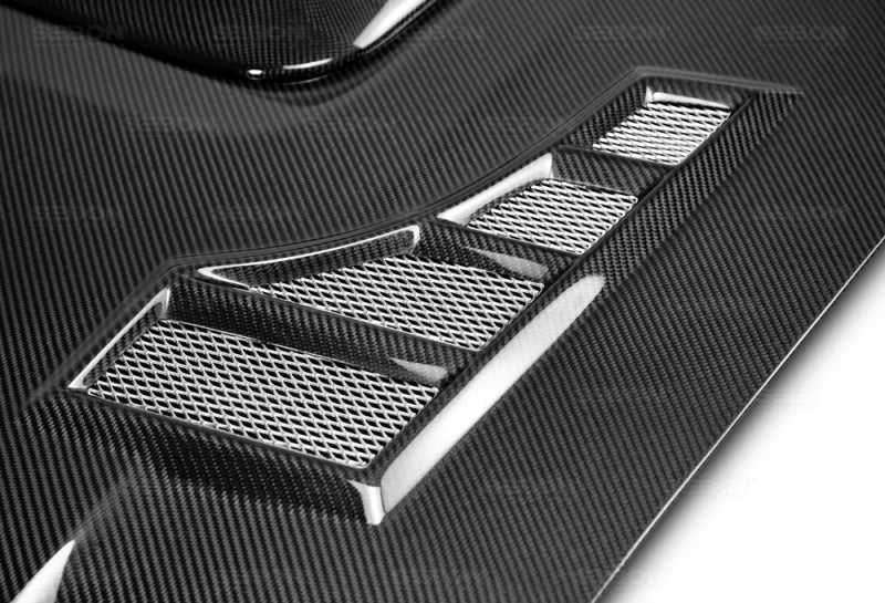 Seibon CW-style carbon fiber hood for 2004-2005 Subaru Impreza/WRX/STi - HD0405SBIMP-CW