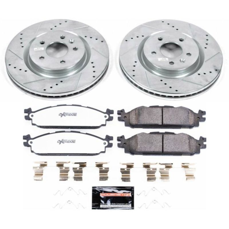 Power Stop 11-19 Ford Explorer Front Z36 Truck & Tow Brake Kit PowerStop