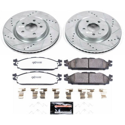 Power Stop 11-19 Ford Explorer Front Z36 Truck & Tow Brake Kit PowerStop