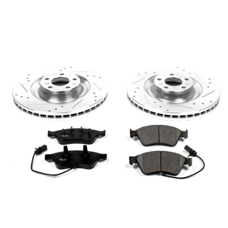 Power Stop 09-11 Audi A6 Quattro Front Z23 Evolution Sport Brake Kit PowerStop