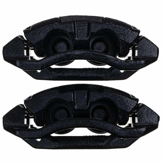 Power Stop 11-18 Ram 1500 Front Black Calipers - Pair (w/Bracket) PowerStop