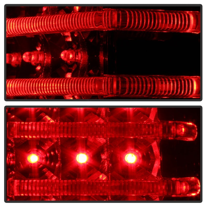 Xtune Hummer H3 06-09 ( Non H3T ) LED Tail Lights Smoke ALT-ON-HH306-LED-SM SPYDER