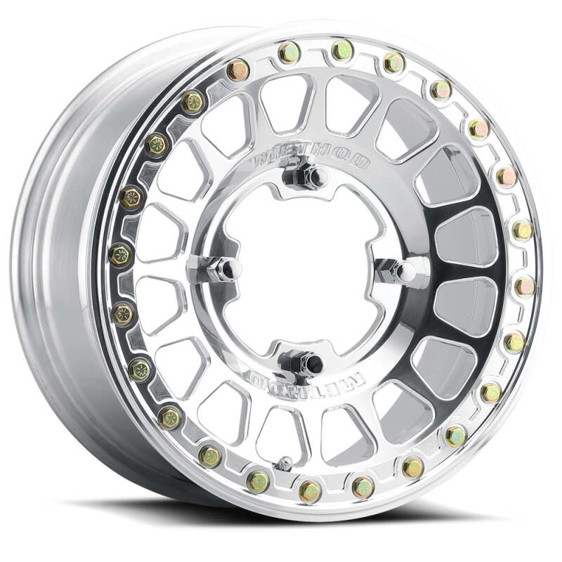 Method MR413 UTV Beadlock 15x10 0mm Offset 4x136 96mm CB Polished Wheel