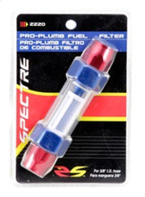 Load image into Gallery viewer, Spectre Pro-Plumbing Fuel Filter 3/8in. - Red/Blue