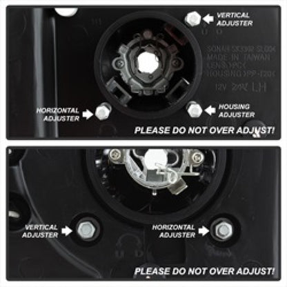 Spyder Chevy Silverado 1500 03-06 Projector LED Halo LED Amber Reflctr Blk PRO-YD-CS03-AM-BK SPYDER