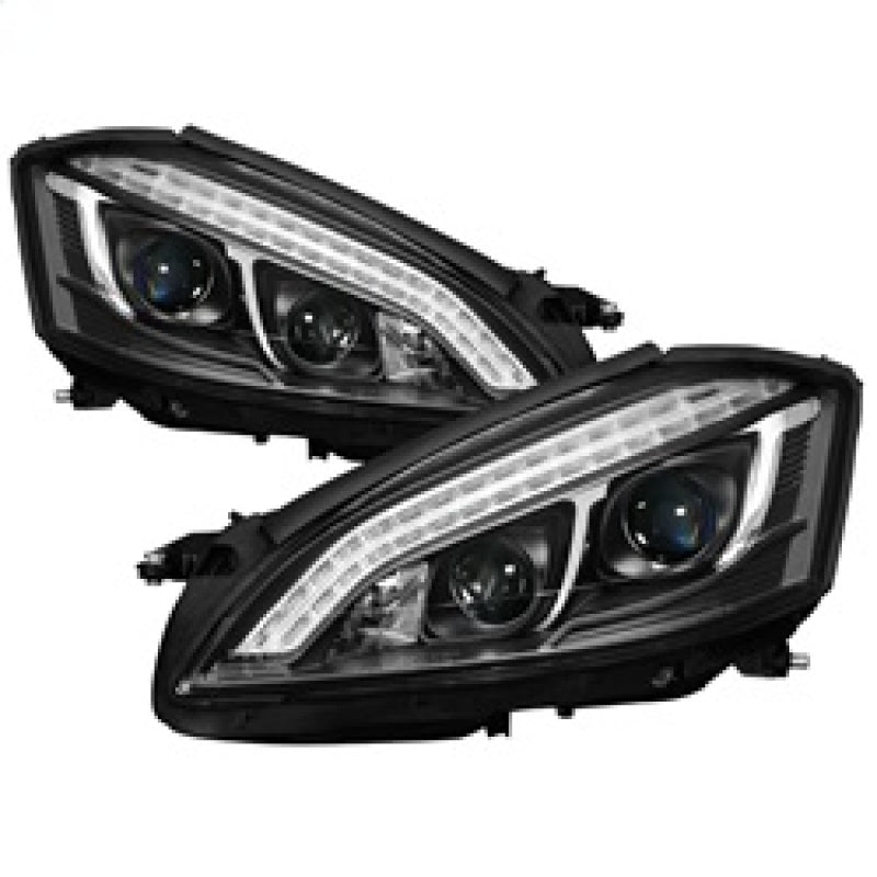 Spyder Mercedes W221 S Class 07-09 Headlights - HID Model Only - Black PRO-YD-MBW22107-HID-DRL-BK SPYDER