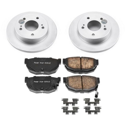 Power Stop 94-98 Nissan 240SX Rear Z17 Evolution Geomet Coated Brake Kit PowerStop