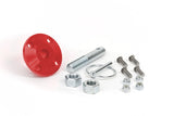 Daystar Hood Pin Kit Red Single Includes Polyurethane Isolator Pin Spring Clip and Related Hardware