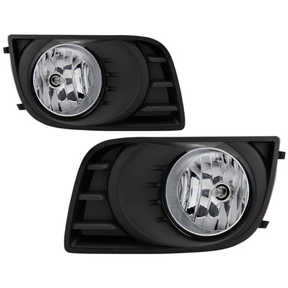 Spyder Toyota Sequoia 08-16 OEM Style Fog Lights w/OEM Fit Switch - Fog Bulbs-4145(Included) - Clear SPYDER