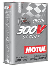 Load image into Gallery viewer, Motul 2L Synthetic-ester Racing Oil 300V SPRINT 0W15